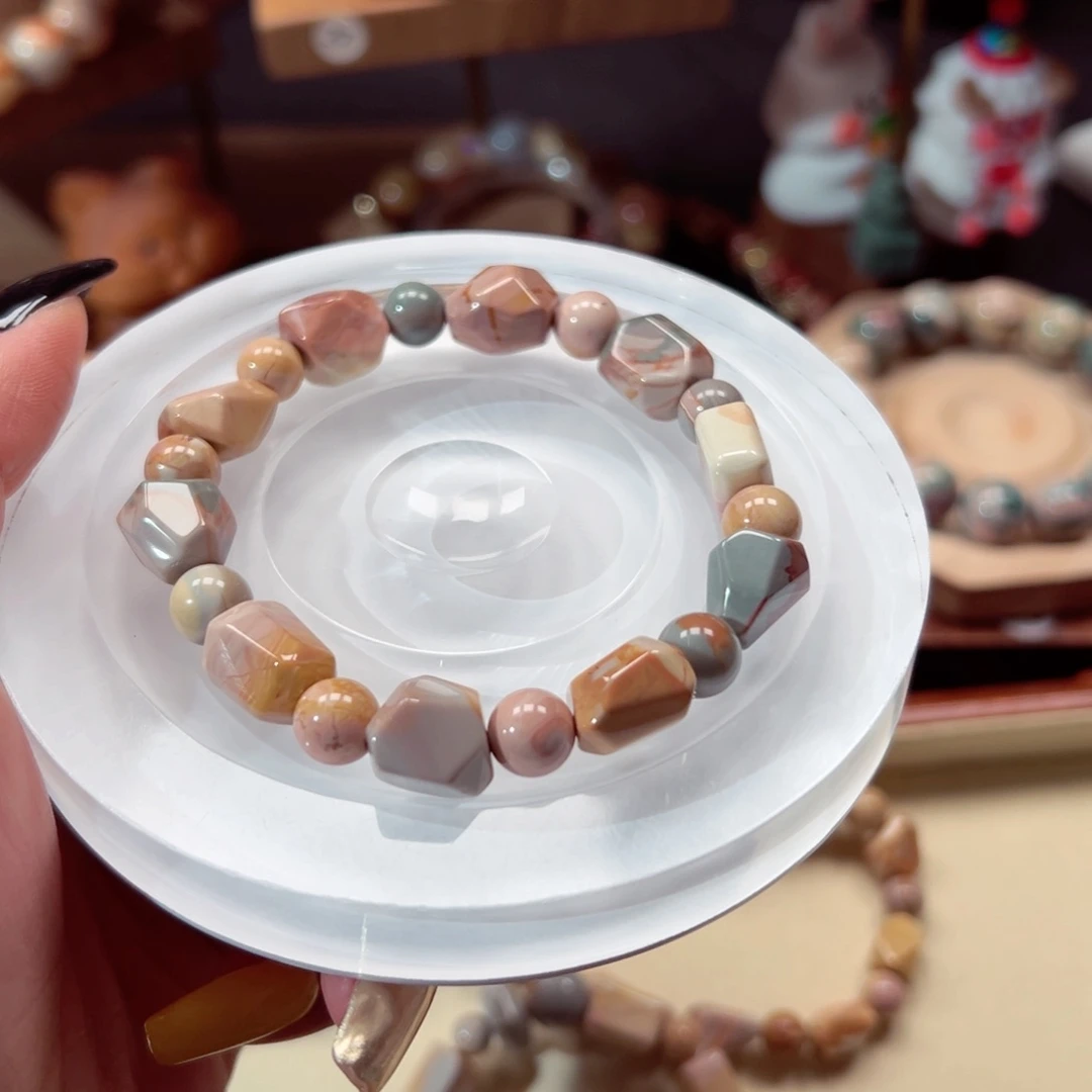 ****幂石英质玉手链未镶嵌136