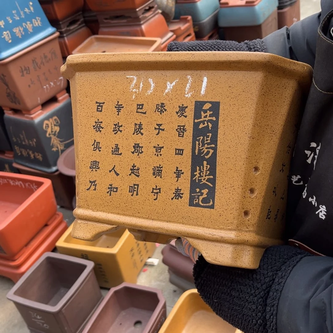 紫砂花盆盆景艺术