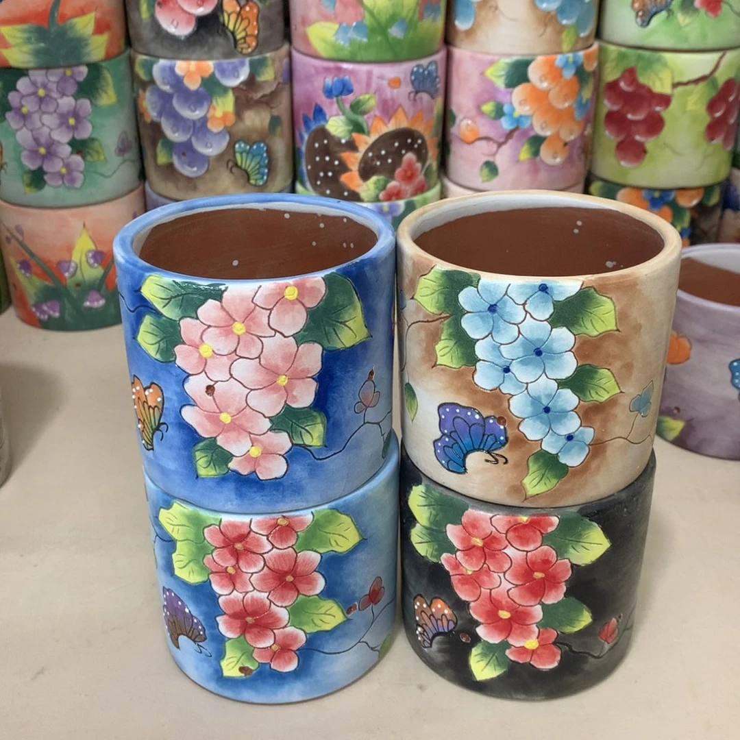 ?福利花盆，手绘花盆