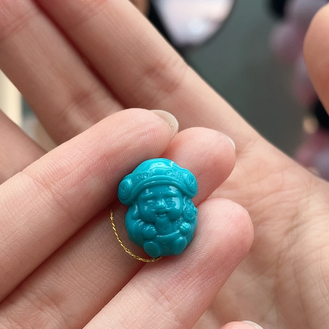 绿松石未镶嵌颈饰