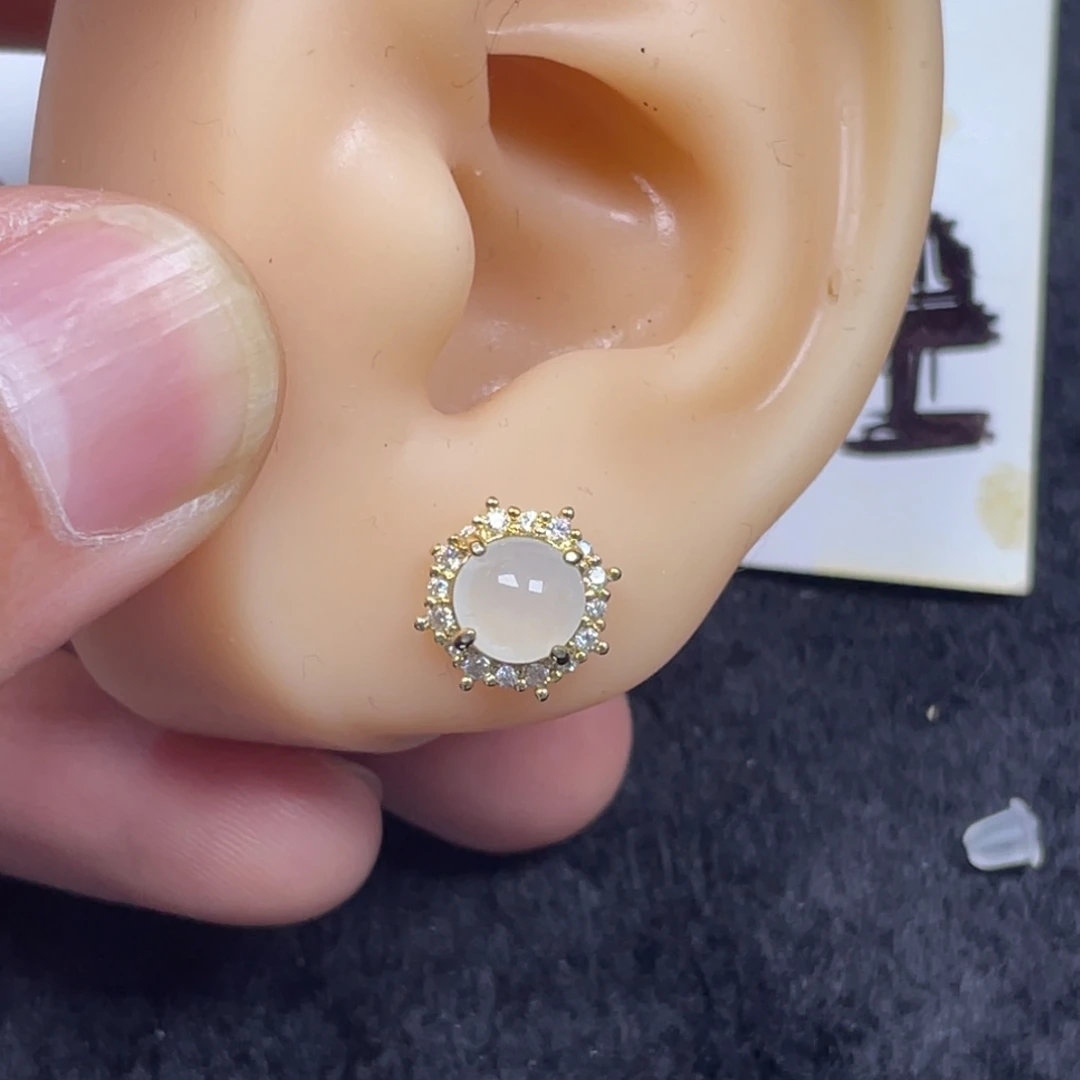 翡翠银S925镶嵌戒指