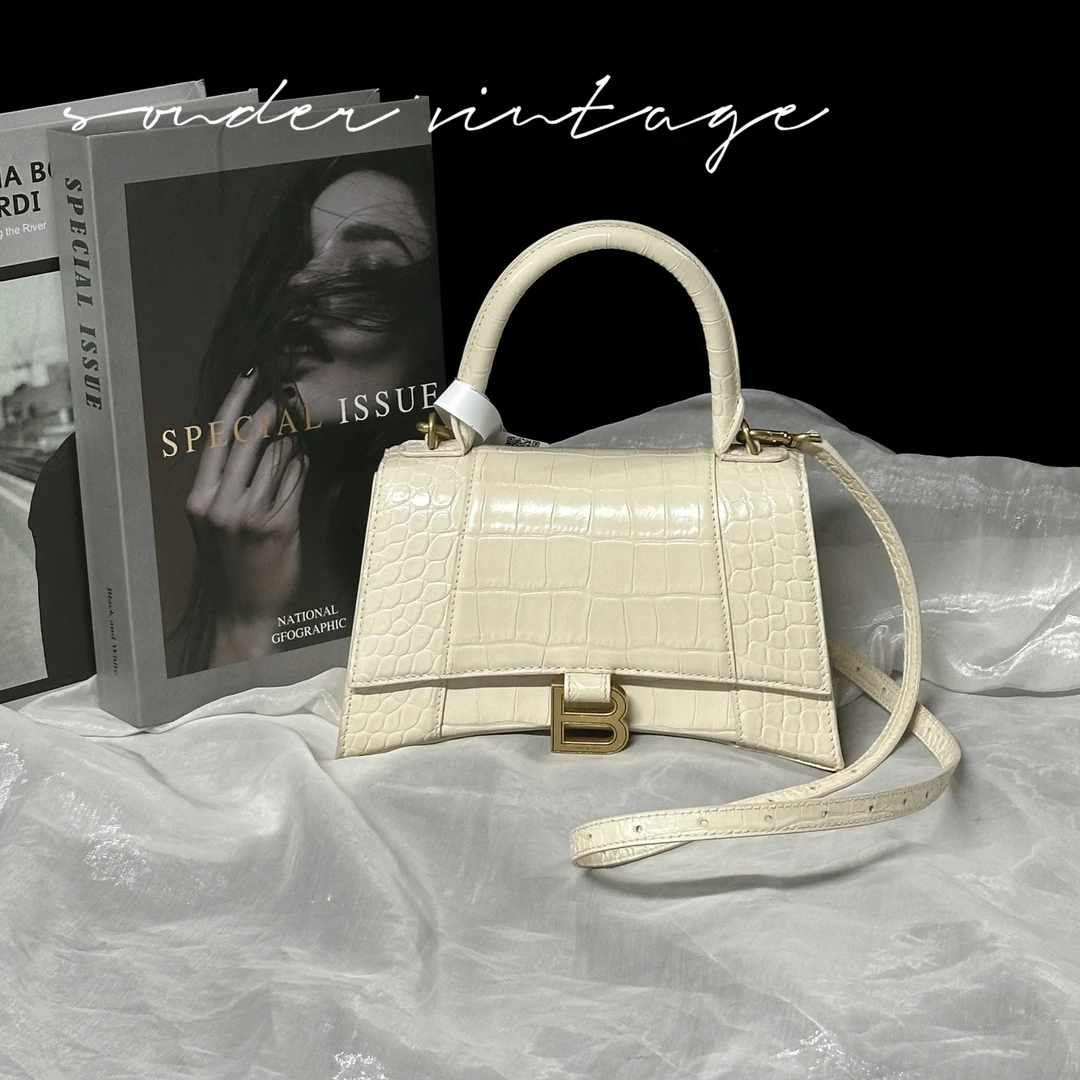 95新 Balenciaga/巴黎世家 Balenciaga/巴黎世家沙漏手拿单肩包