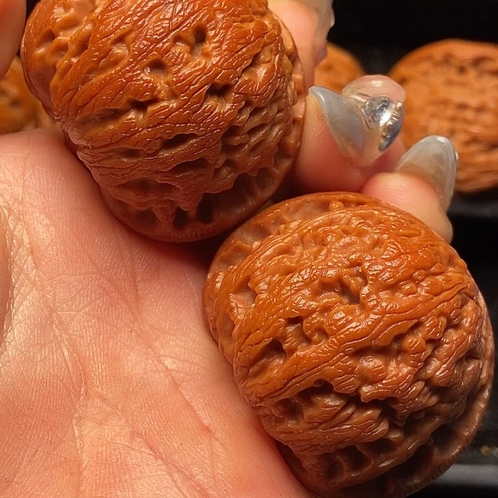 文玩核桃吊坠秦岭山脉核桃