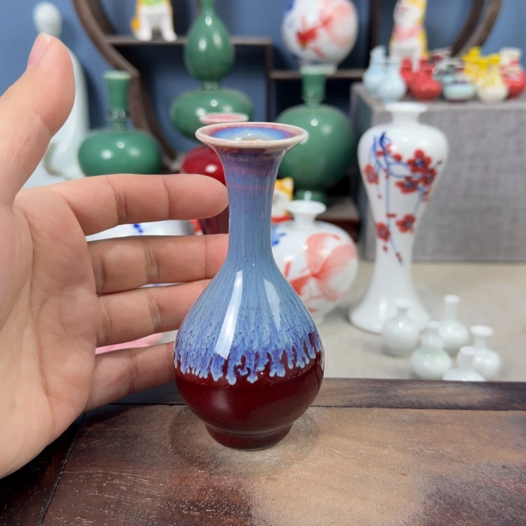 陶瓷手工小花器摆件