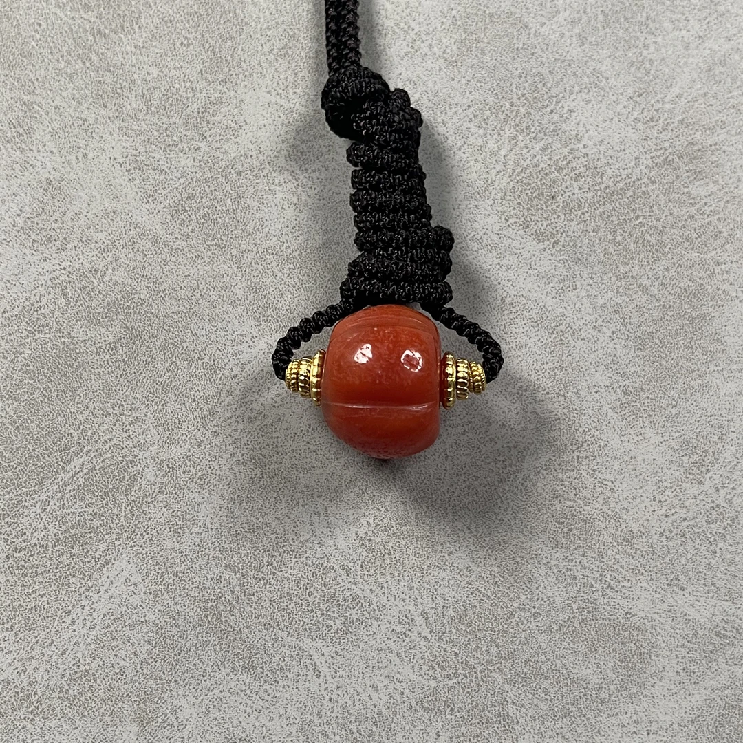 甘南 南红（精品）瓜珠脖挂 7223