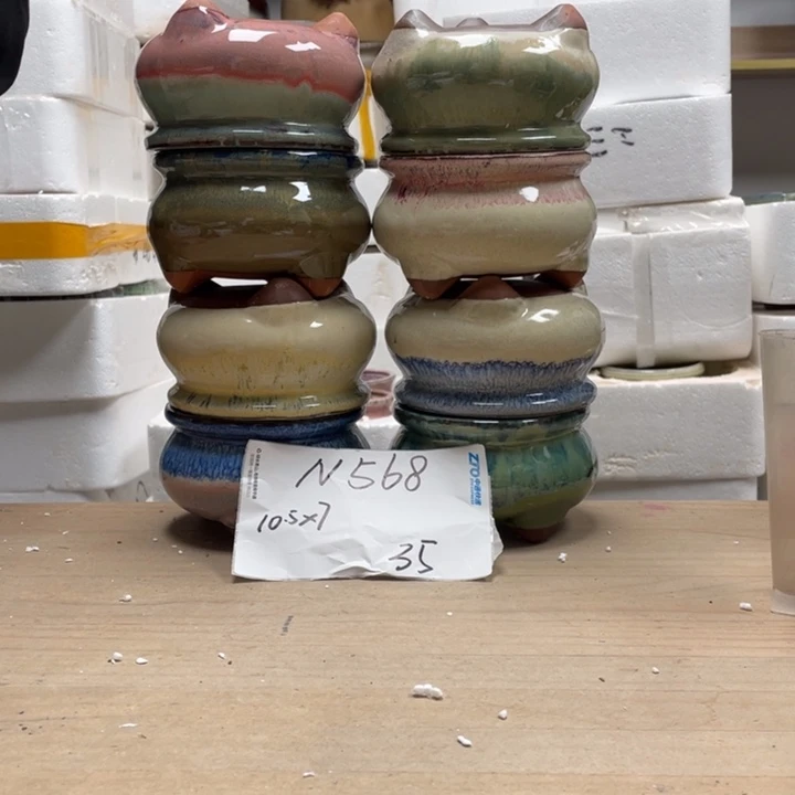 粗陶多肉花盆微瑕568