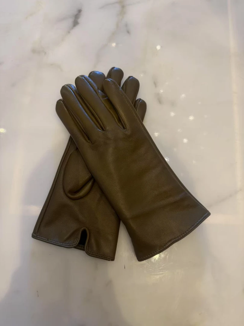 TANTAN 女款真皮加厚保暖手套2565