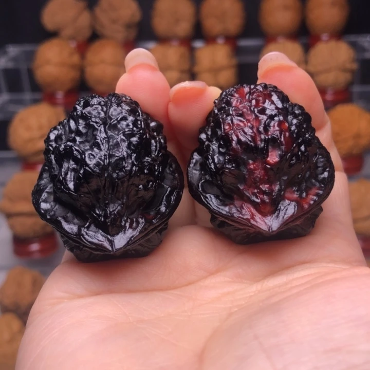 文玩核桃吊坠26霸王枪金蟾