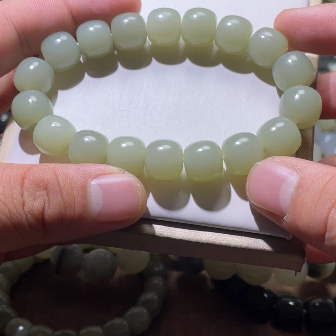 未镶嵌手链和田玉（白玉）