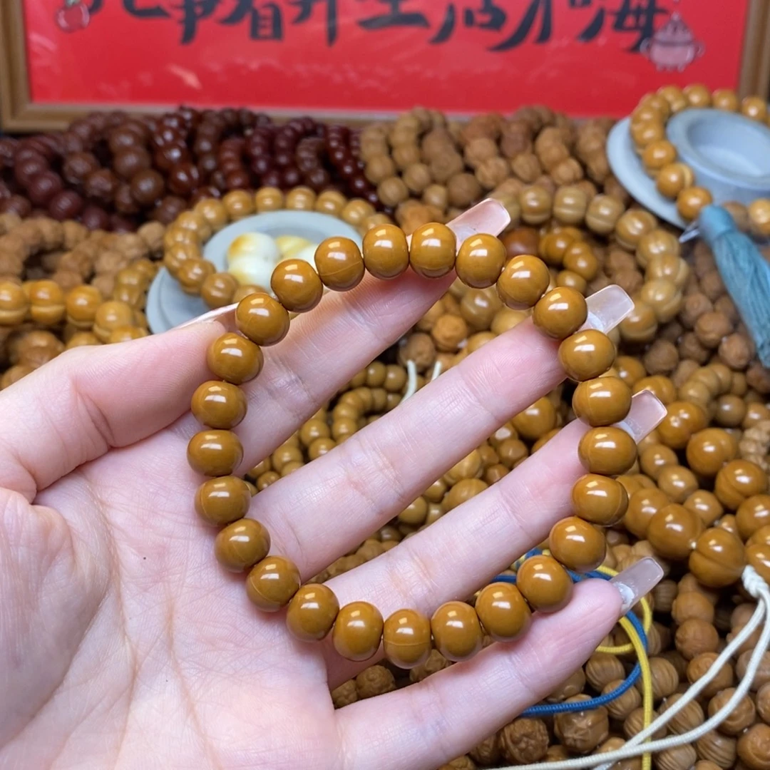 ****人猴头核桃吊坠猴头全品小算盘手串