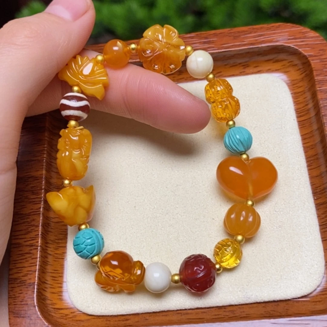 【闪购商品】手链蜜蜡未镶嵌手串