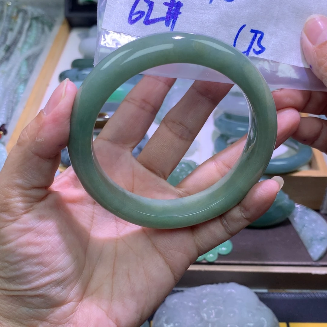 未镶嵌定制翡翠手镯62