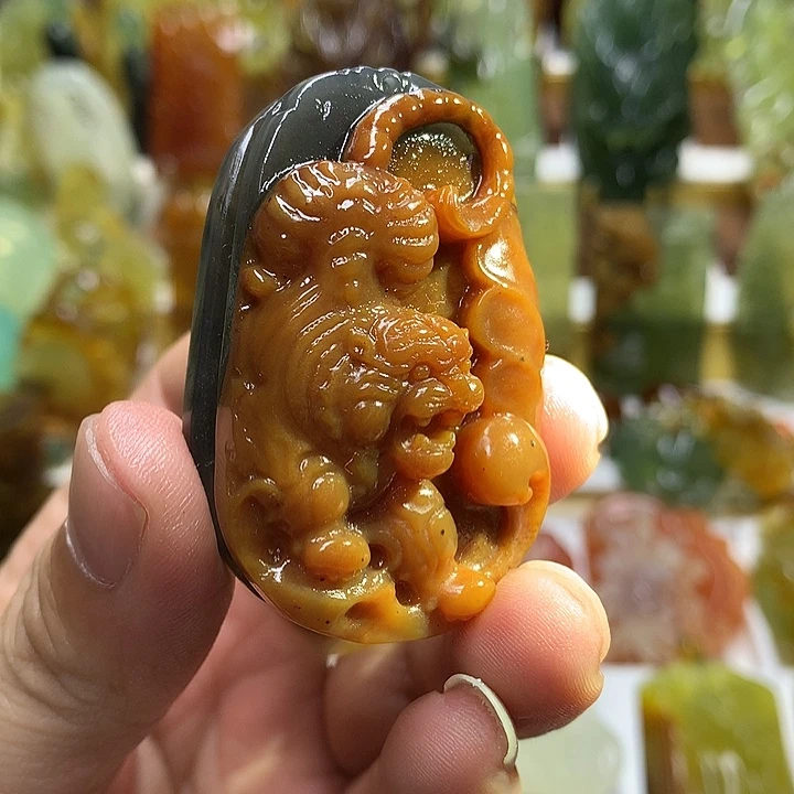 蛇纹石玉未镶嵌珠宝半成品