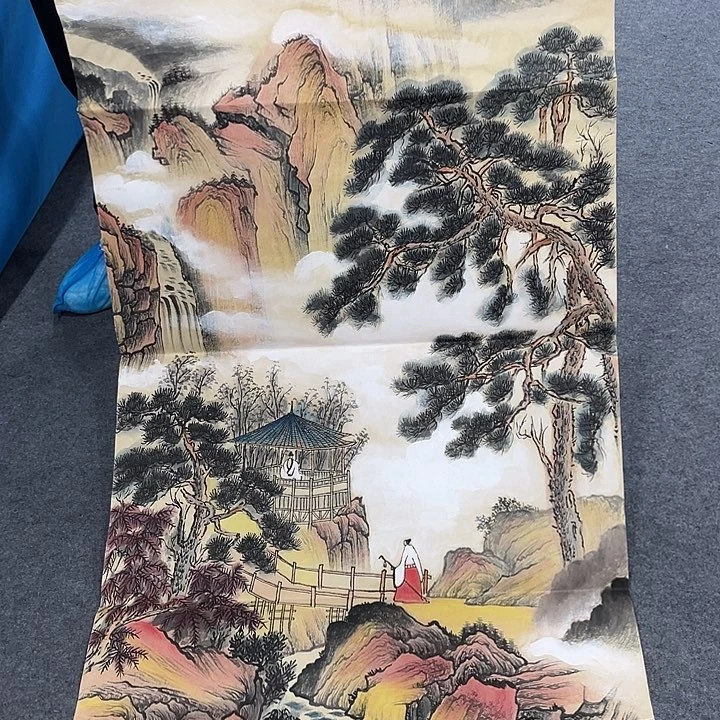 国画今天上午国画作品展示