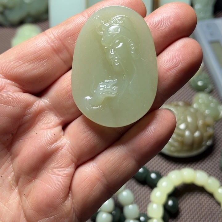 和田玉（糖玉）未镶嵌挂件