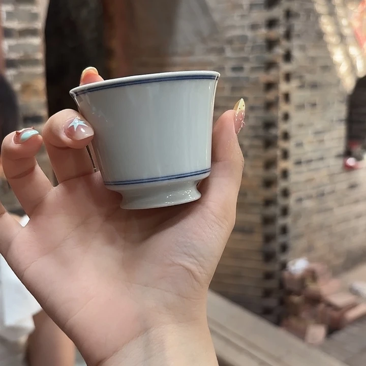 陶瓷陶瓷素胎高足杯