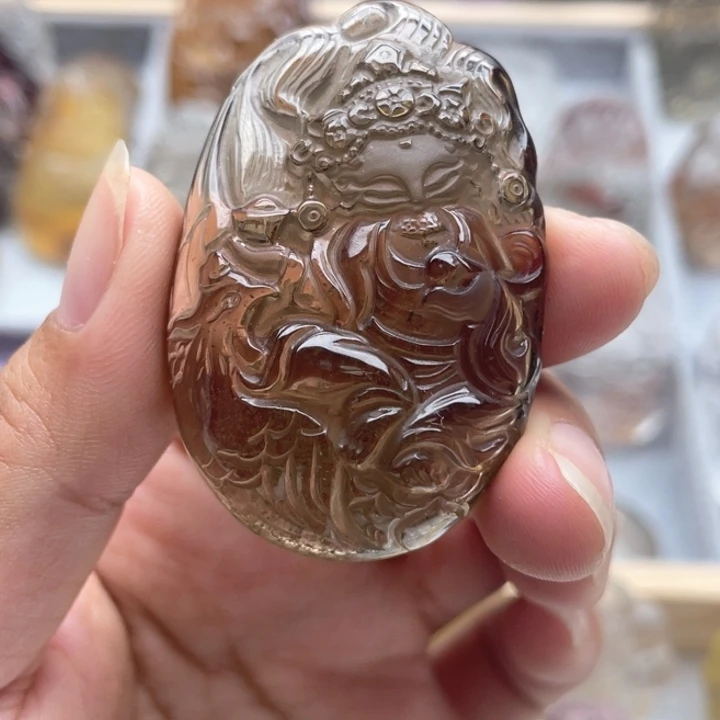 未镶嵌水晶吊坠(不含链)