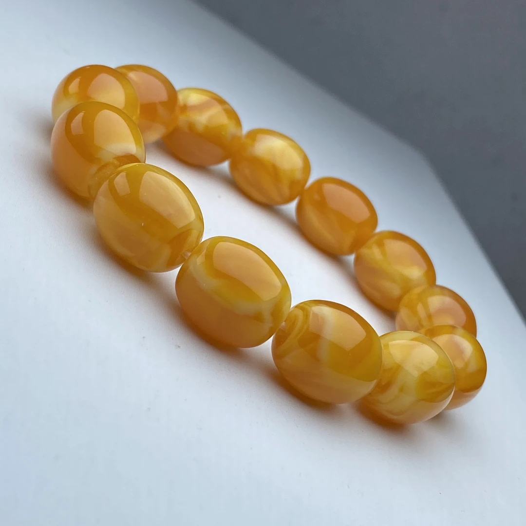 SZ-41号高品质黄色桶珠14mm多样性发一件