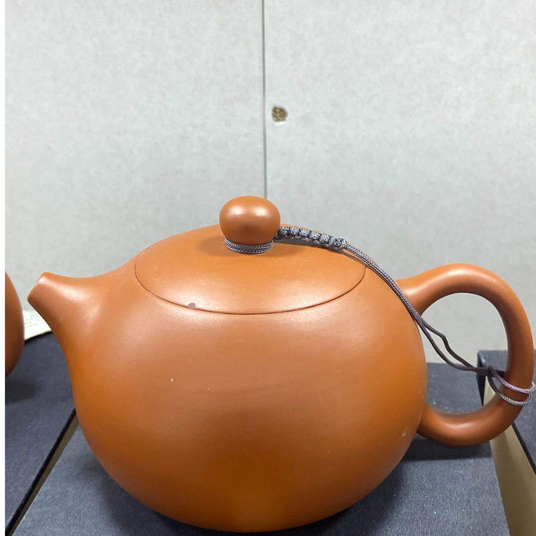 YK2565朱泥胖西施壶大容量460ml单壶带证书纯手工纯手工纯手工