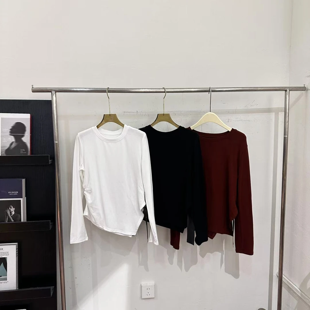 【ARONG阿荣家】圆领加绒收腰打底06326-多色-F