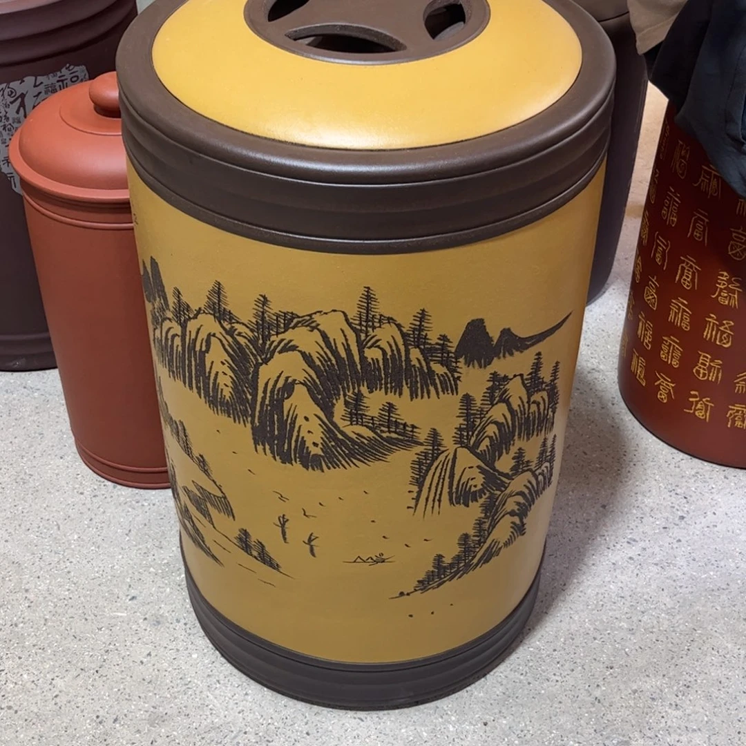 紫砂茶叶罐80 饼茶叶罐