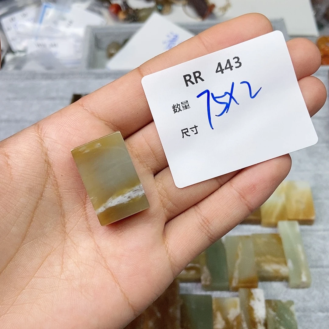 懒****翡翠未镶嵌颈饰RR443