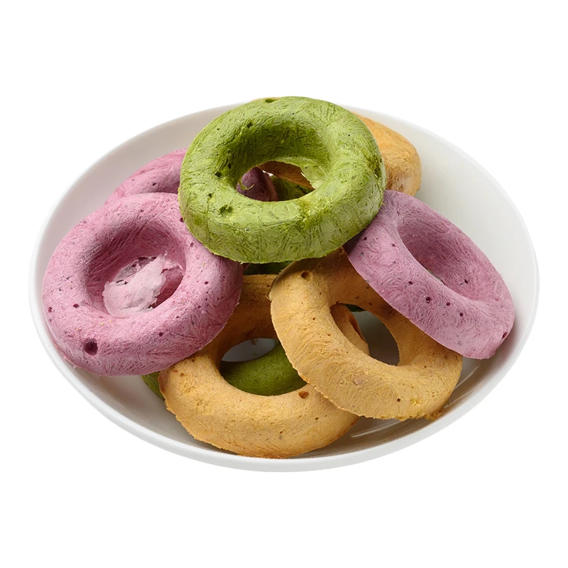 A-123-冻干果蔬甜甜圈40g工厂自产200种每日鲜宠物零食狗零食营养