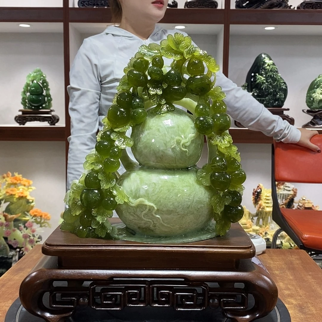 有***A玉山水摆件 玄关摆件