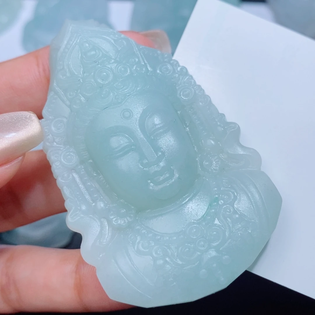 定制翡翠未镶嵌吊坠