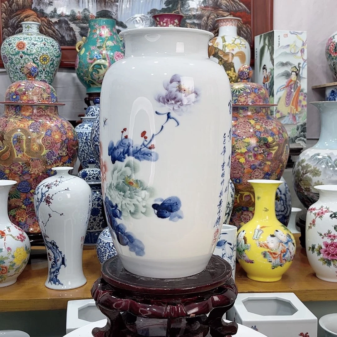 鱼***！摆件景德镇的陶瓷工艺