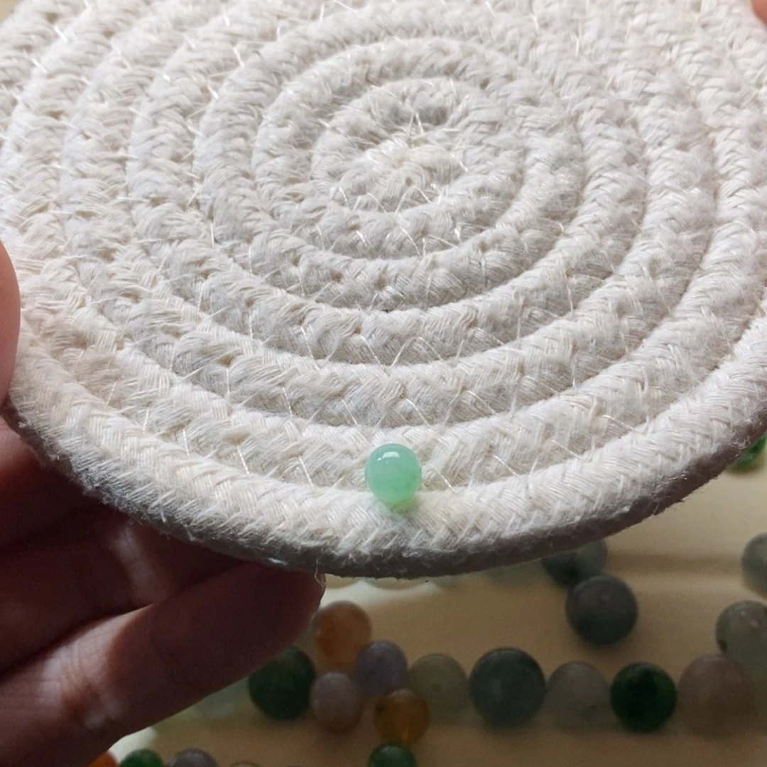 散珠翡翠5.9天然翡翠A货散珠