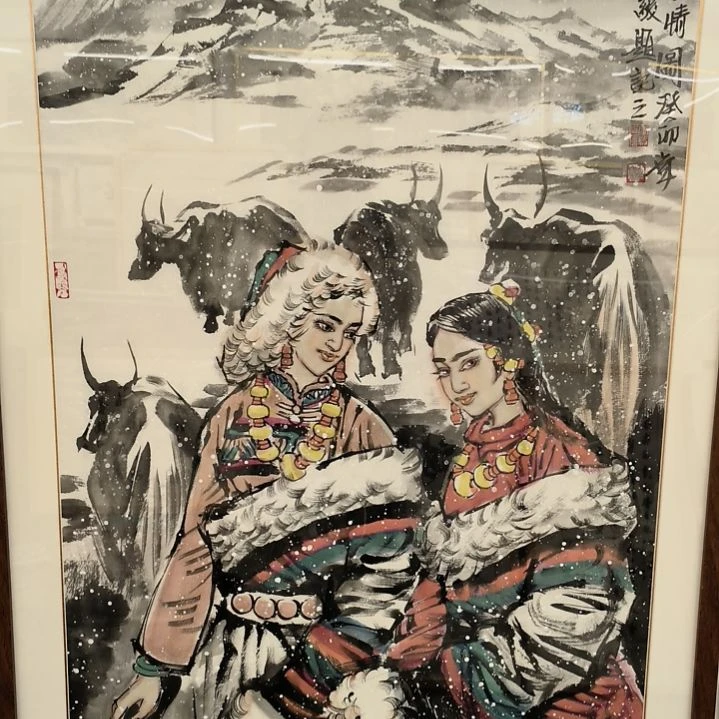 国画8平尺人物画作