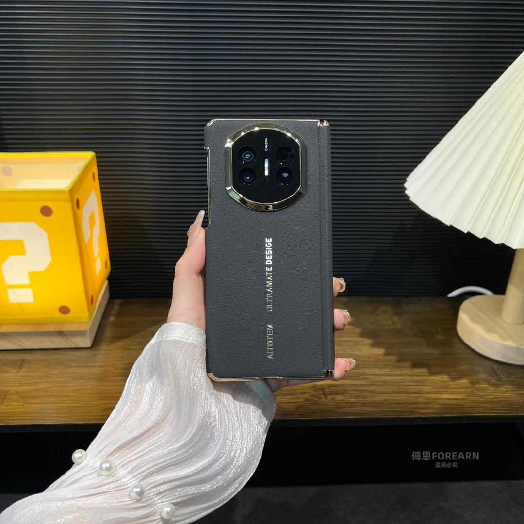 适用于秒变X7华为matex5手机壳双中轴matex3折叠屏x5保护套x3真皮