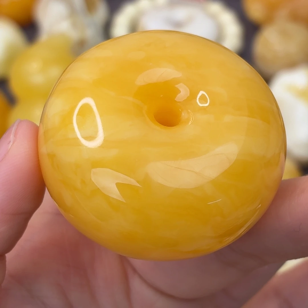蜜蜡未镶嵌吊坠(不含链)浓蜡扣子