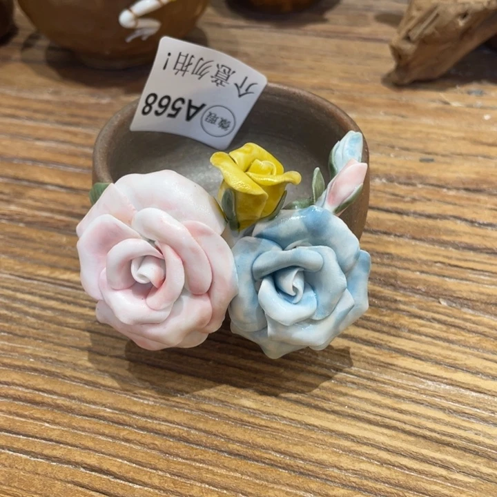 金***子手工制作陶瓷茶具茶杯青蛙