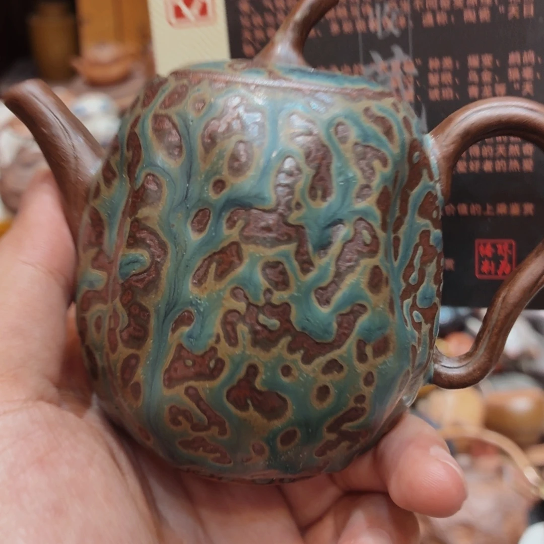 柴烧老岩泥高温茶器皿