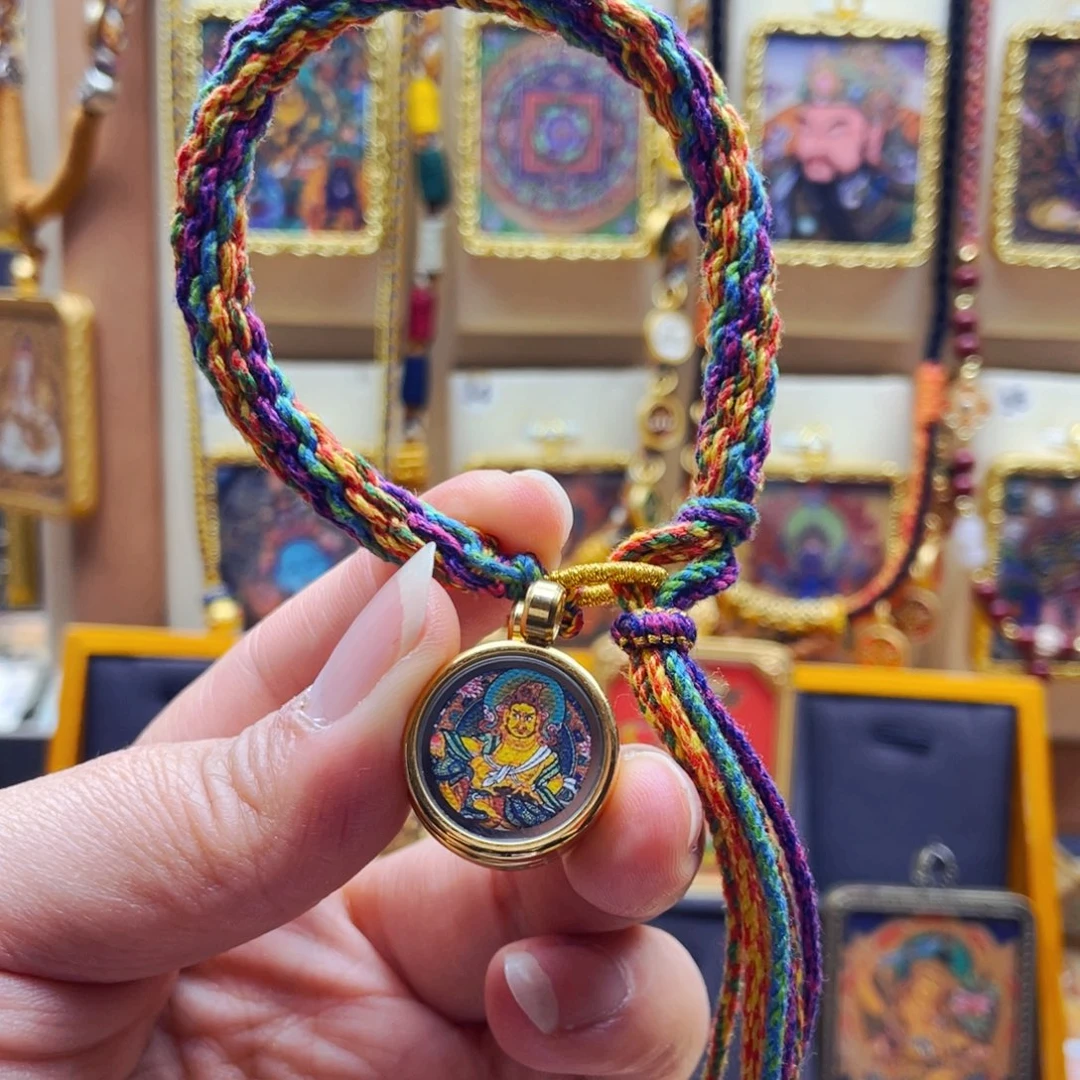 吊坠唐卡一步到位一步之力