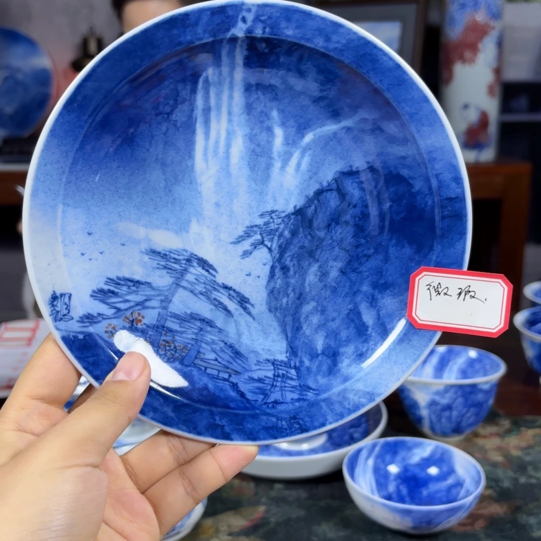 国一王老师手绘山水