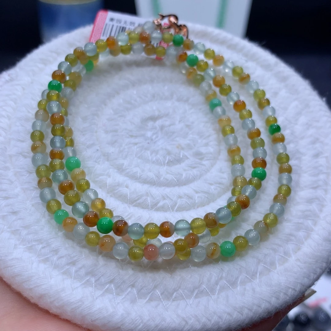 未镶嵌手链翡翠卡3 +多彩