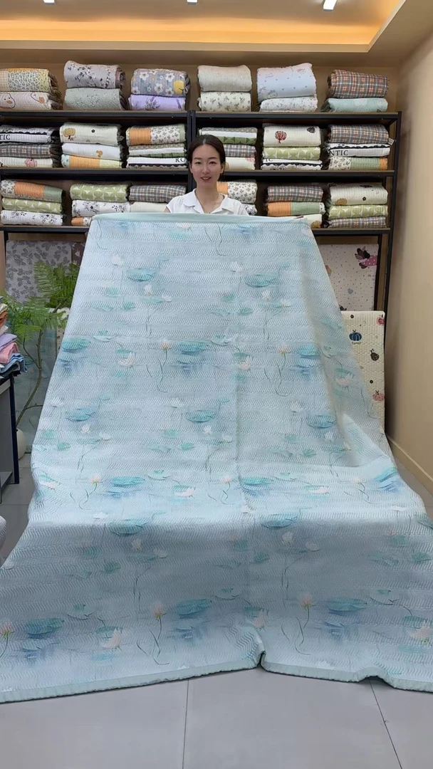 【荷塘月色】200*230cm天丝软床盖