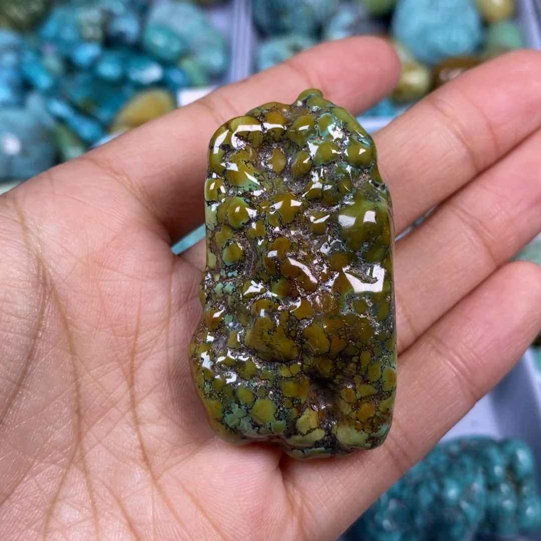 绿松石未镶嵌颈饰