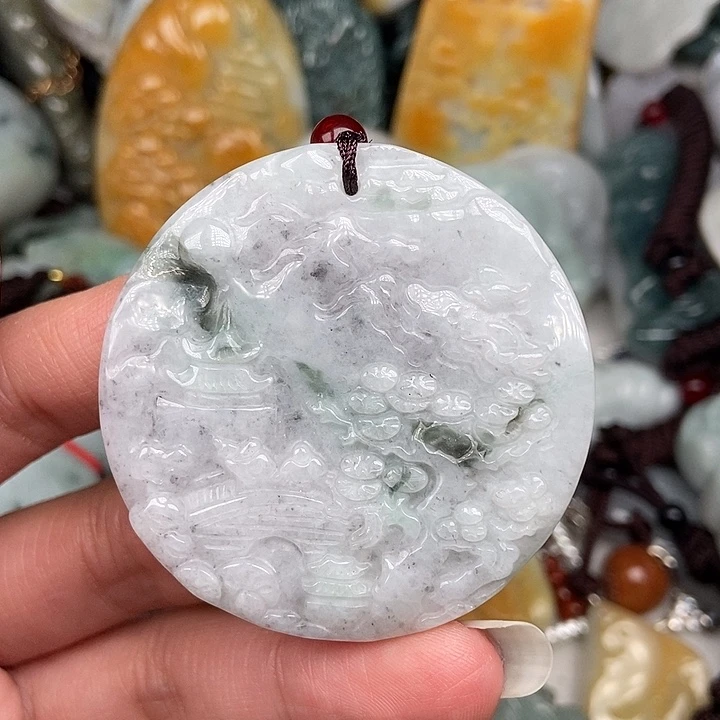 颈饰未镶嵌翡翠翡翠