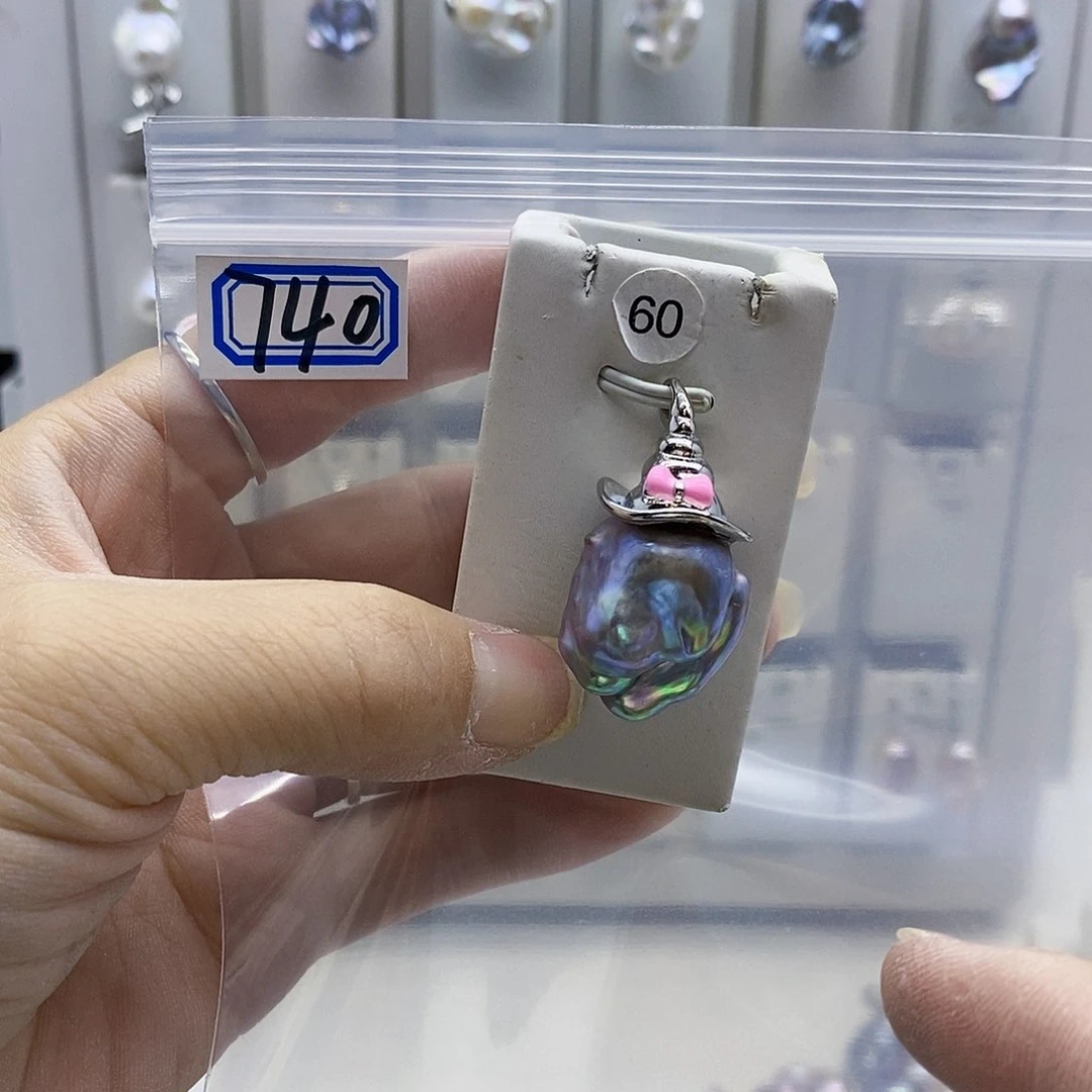 颈饰合金淡水珍珠