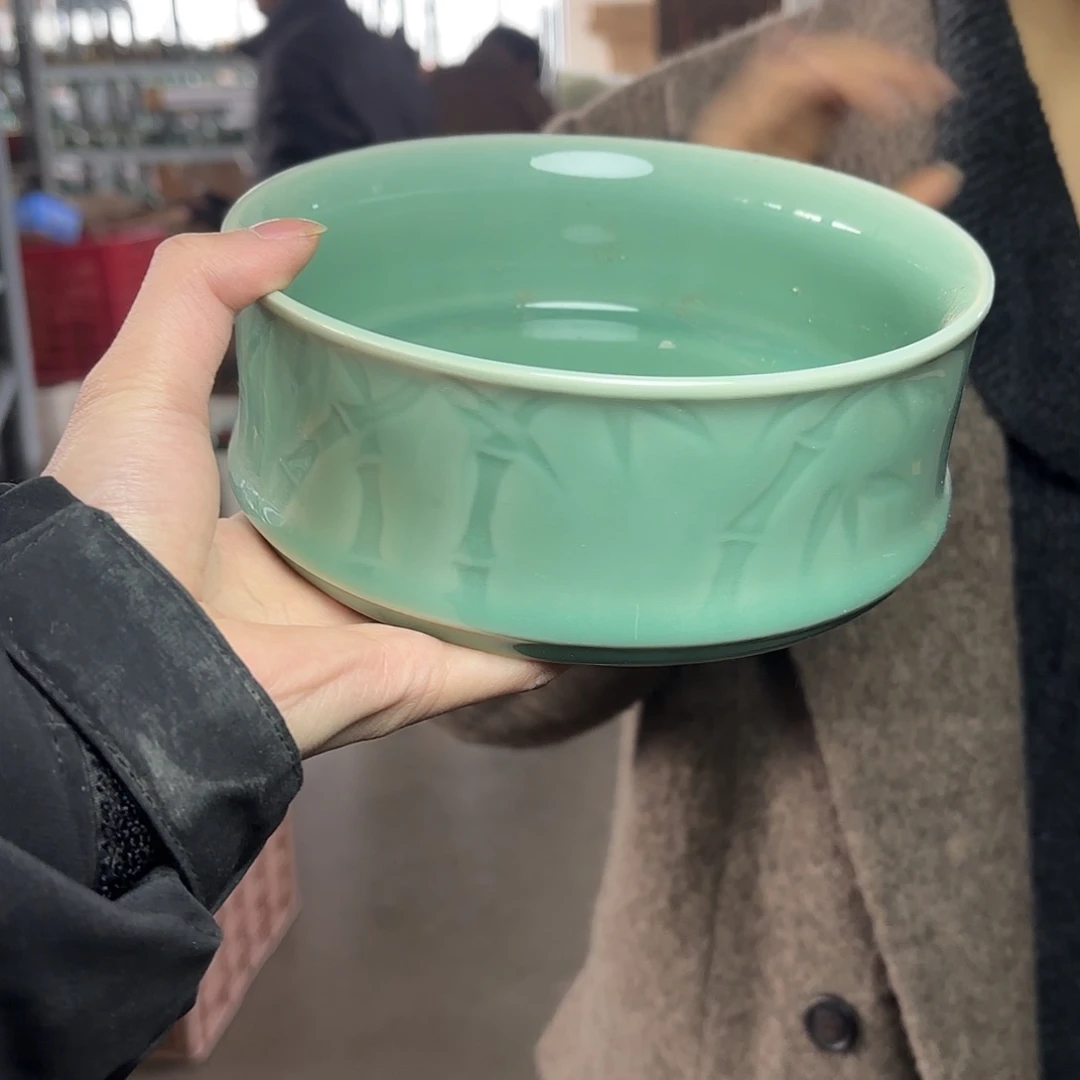 龙泉云间青瓷小米茶器