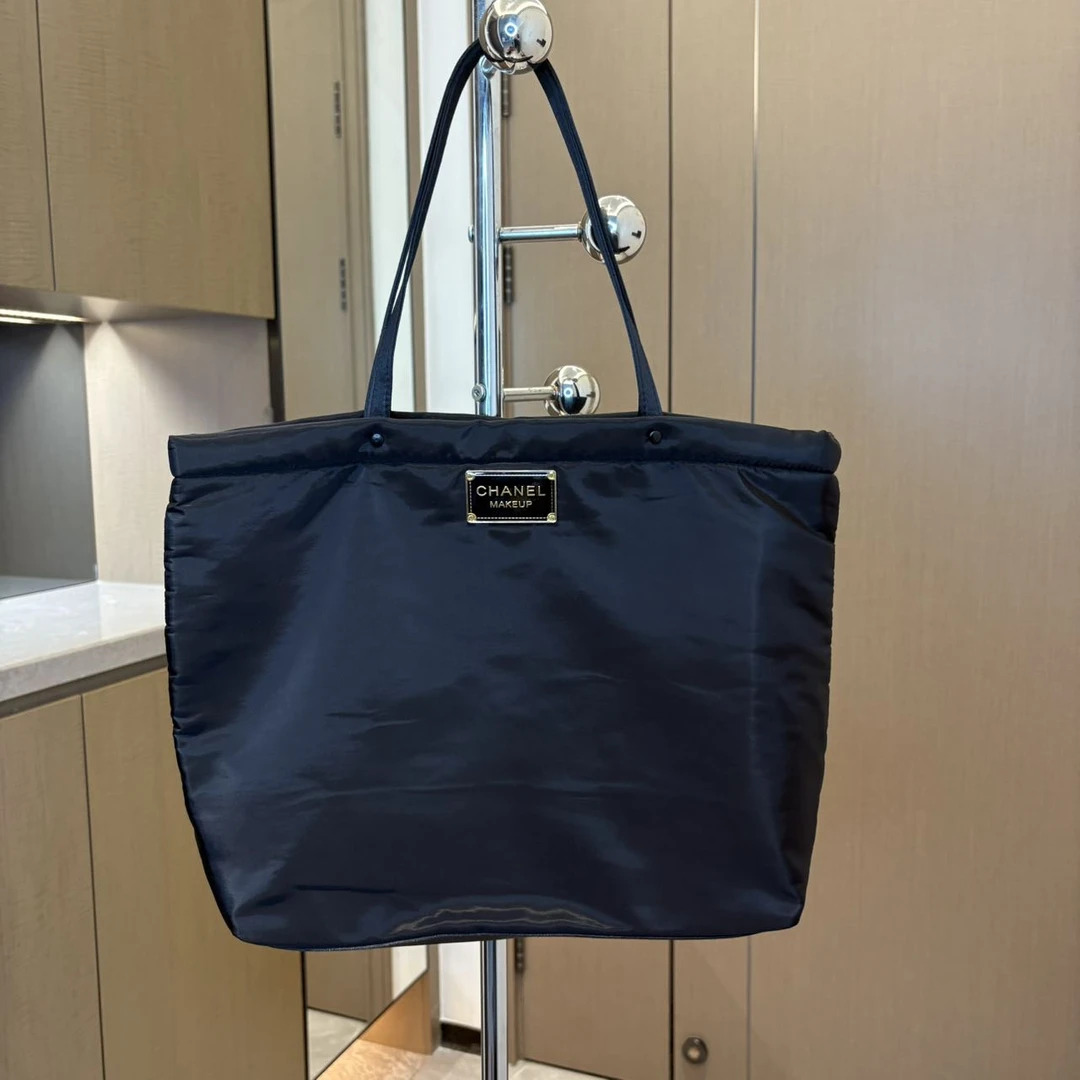 【佟掌柜专属】黑色手提包化妆包中性简约尺寸33cm*31cm