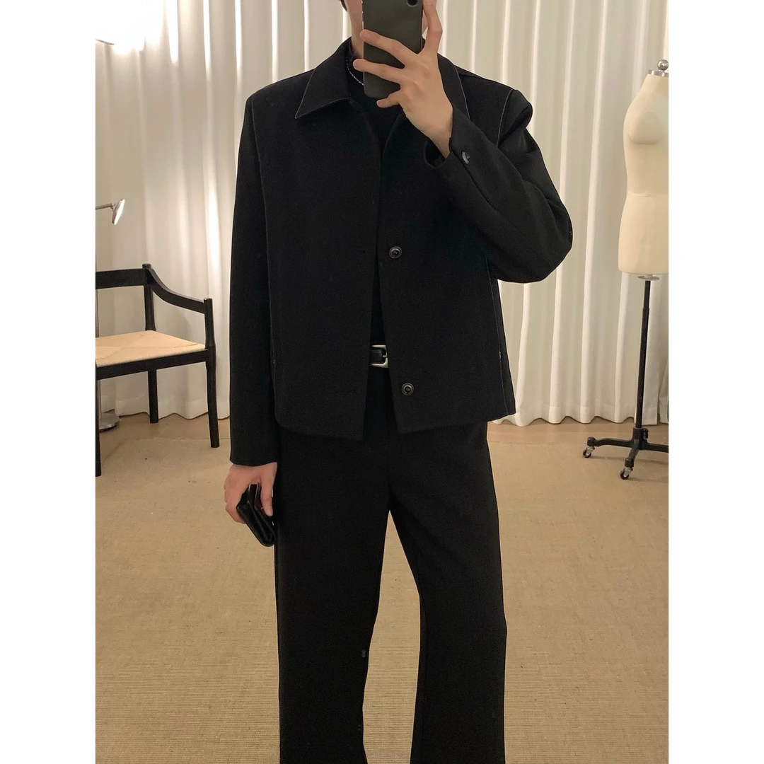 阿茶与阿古【墨尔手记】立裁手工线夹克外套A2510206