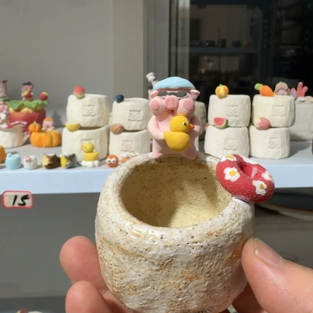 厂家直销手工花盆摆件