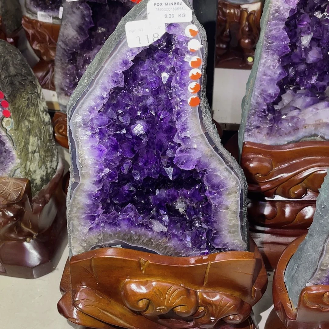 未镶嵌紫晶大型摆件（非配饰）思118