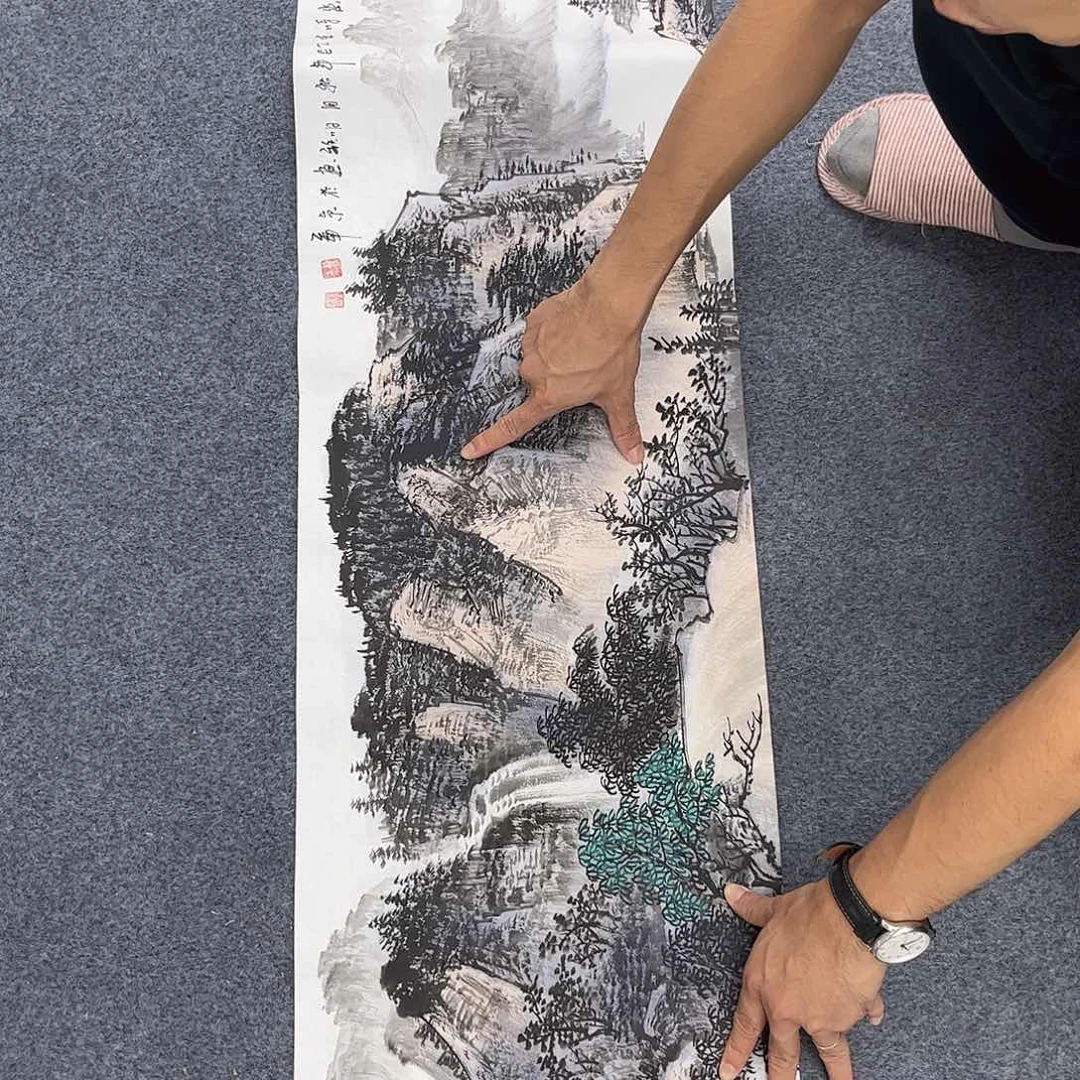 国画宣纸纯手绘作品作品