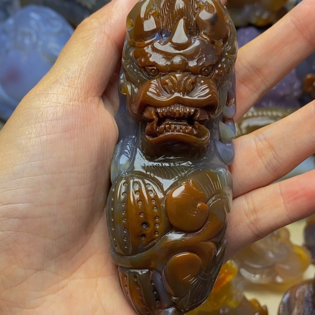 未镶嵌手把件玛瑙/玉髓